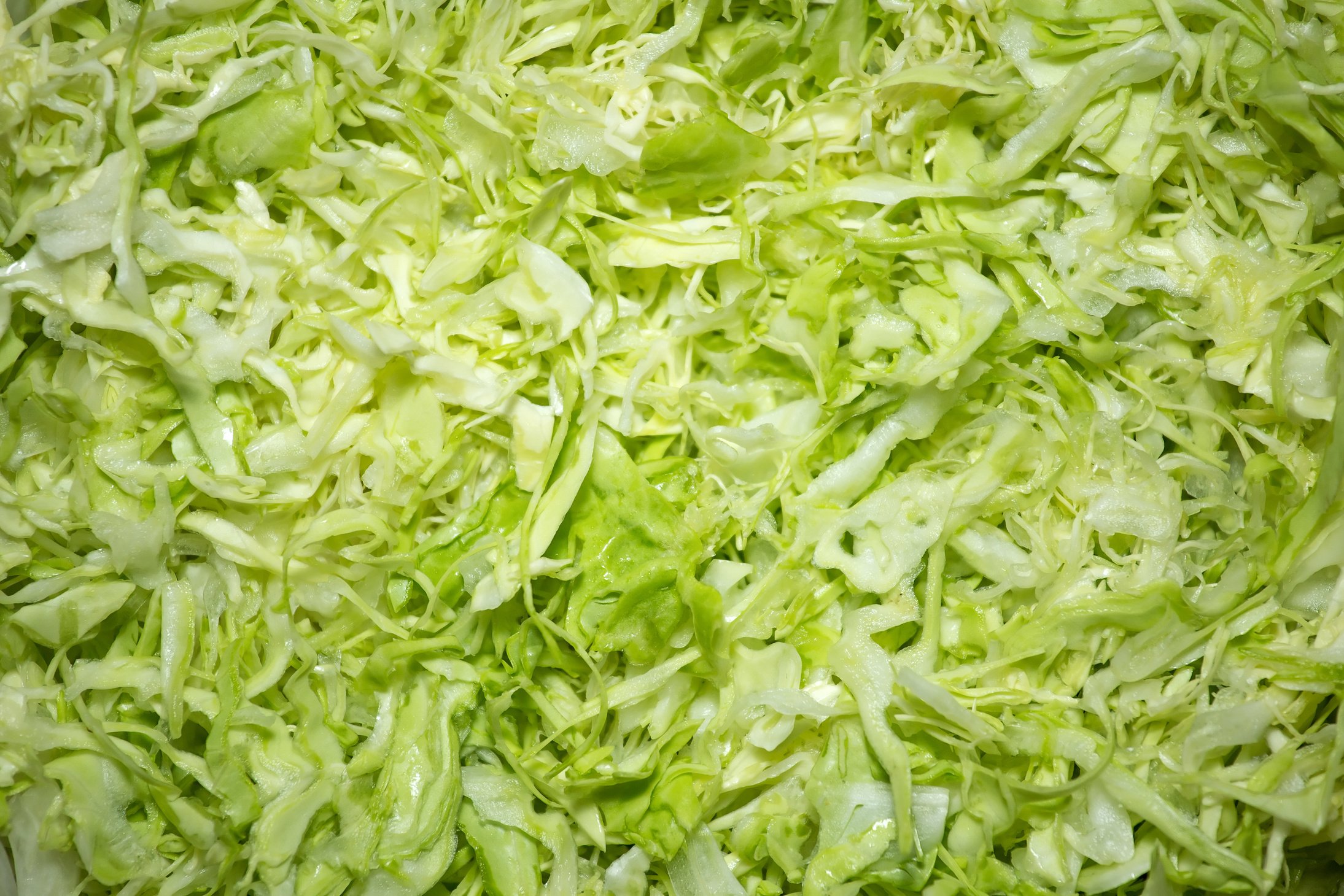 Sliced cabbage